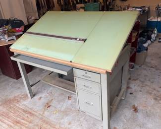 Extra large drafting table