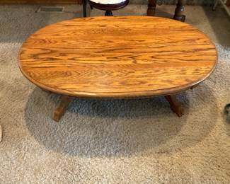 Matching Solid Wood Coffee Table