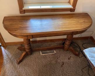 Matching Solid Wood Sofa Table