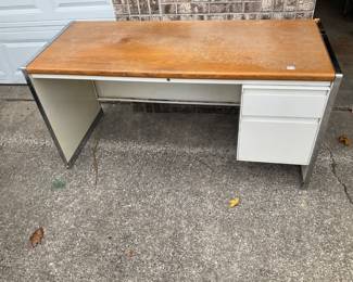 Metal based desk