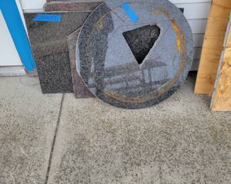 Granite pieces