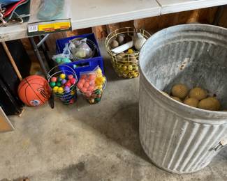 More softballs & golf balls