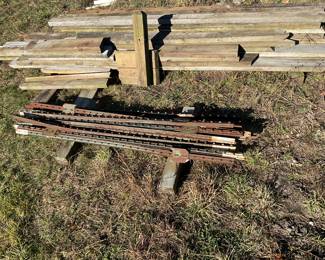 Used steel fence posts. Also new ones available not pictured