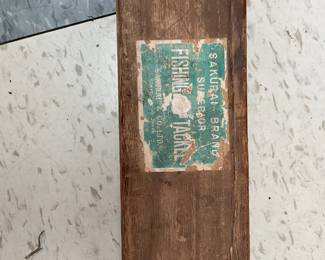 Sakura Japan Fly Fishing Rod wooden carry box