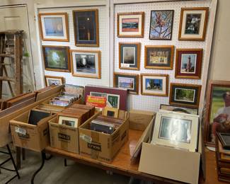 Photographer’s Huge Collection of pictures and frames/mats etc.