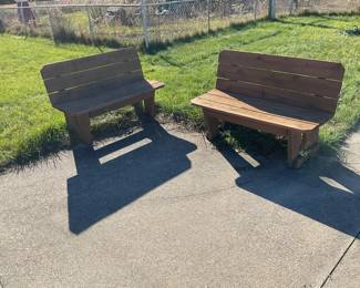 Approx 10 of these custom made park bench’s are available