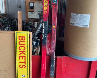   Vintage skis