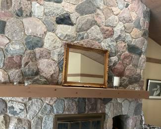 Framed mirror. Ask about availability. Realtor has requested to remain for staging purposes.