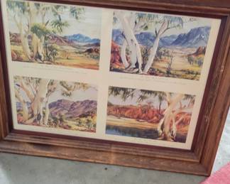 Albert Namatjira Signed Print 