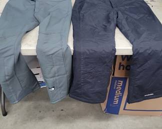 Men's Columbia Ski Pants Size XL And Mens Grey Ski Pants Size 38 Regular In New Condition 