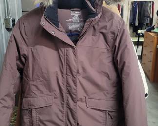 Lady's LL Bean Winter Coat  Size Large 