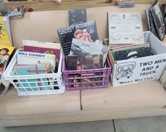 Variety Of Records ,Mozart, And Other Vintage Records And Newer 