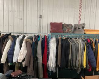 Quality Winter Coats and from the cleaners Men’s Suits & Shirts