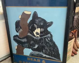 Large hanging 2 Sided Sign - Heavy metal frame