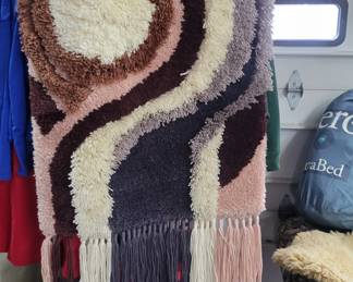 Hook Rug  Wall Hanging 