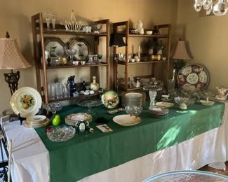 Lenox, Limoges, Imari, crystal, cut glass, etc., etc.