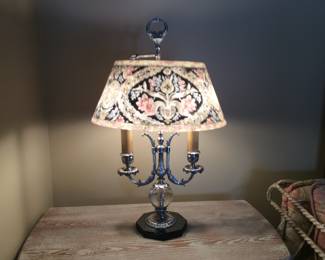 Antique Pairpoint reverse painted lamp.