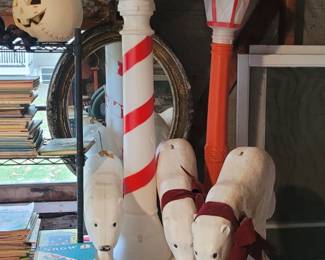 Some holiday blowmolds