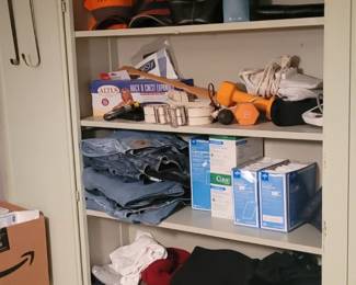 Men's hats clothing and medical supplies