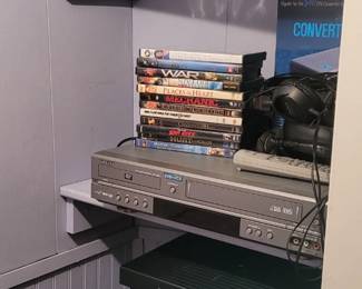 We have CDs DVDs TVs and other electronics