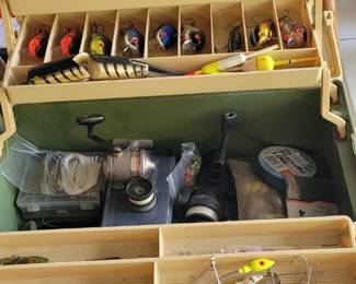 Lures and fishing reels