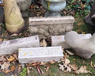 Antique architectural concrete