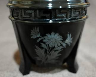 L.E. Smith Art Deco Fern Bowl