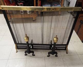 Fireplace screen