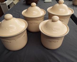 Pfaltzgraff Cannister Set Remembrance Pattern