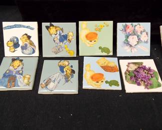 Decorated Tiles Vintage
