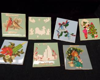 Decorated Tiles Vintage
