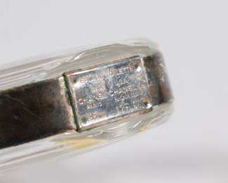 Base of vintage Chanel Chance perfume bottle