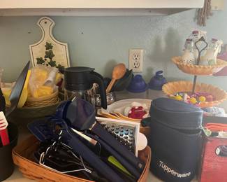 Longenberger and Kitchen items