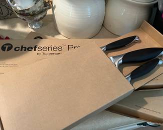New in box Knife sets by Tupperware