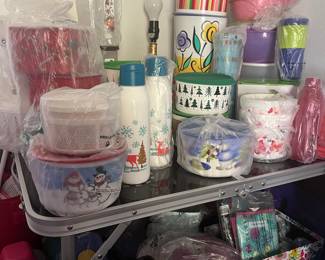 New Christmas and Spring Tupperware