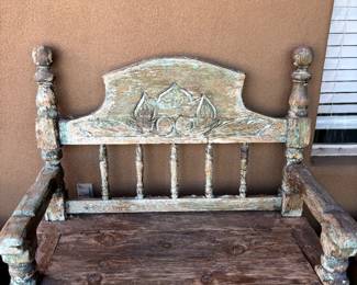 Mexican Bench with Storage