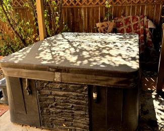 Jacuzzi, Cover and Stairs