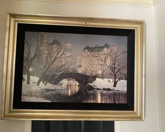 New York City scene. Includes COA.