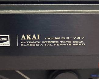 Vintage AKAI GX-747 Reel-to-Reel 4-Track Stereo Tape Deck