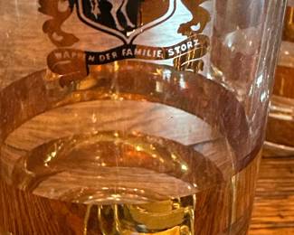 Vintage STORZ VIP Beer Glasses
