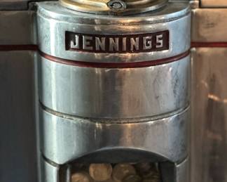 1940's Jennings 5¢ SUN CHIEF Tic-Tac-Toe Slot Machine