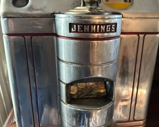 1940's Jennings 5¢ SUN CHIEF Tic-Tac-Toe Slot Machine