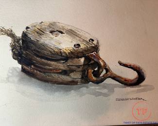 1976 Watercolor by GORDON WHEELER