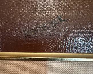 Signed Original Oil on Canvas Ballroom Scene