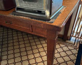 Antique Desk from Commission Offices in the Livestock Exchange Building OMAHA