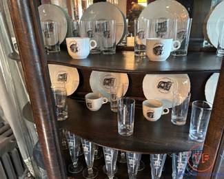 NEBRASKA "The Beef State" Dinnerware Owned by George E.Q. Johnson (Chicago Prosecutor for AL CAPONE Tax Evasion Case)