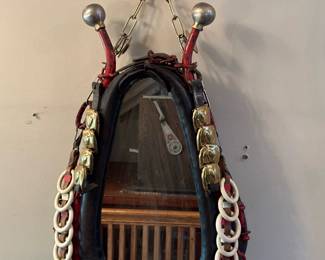 Handmade Horse Collar Wall Hanging Mirror