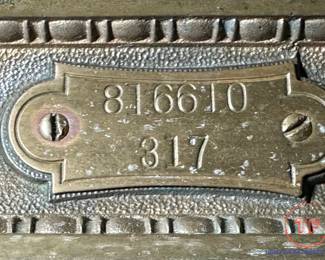 1910 National Cash Register Model 317 Candy Store / Barber Shop Brass Cash Register