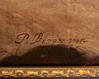 Signed Oil on Board "Repudiation of Abraham"