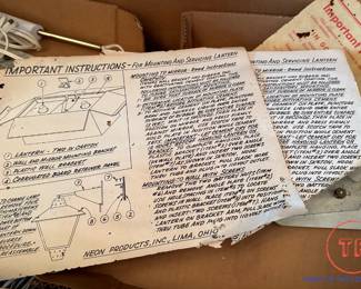 Large STORZ Lighted Hanging Beer Display Sign